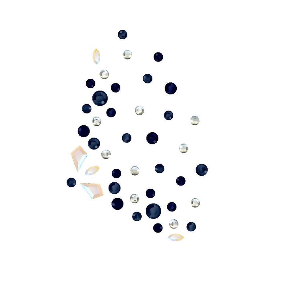 Skräddarsydd Frack - Navy Stardust - Swarovski Edition