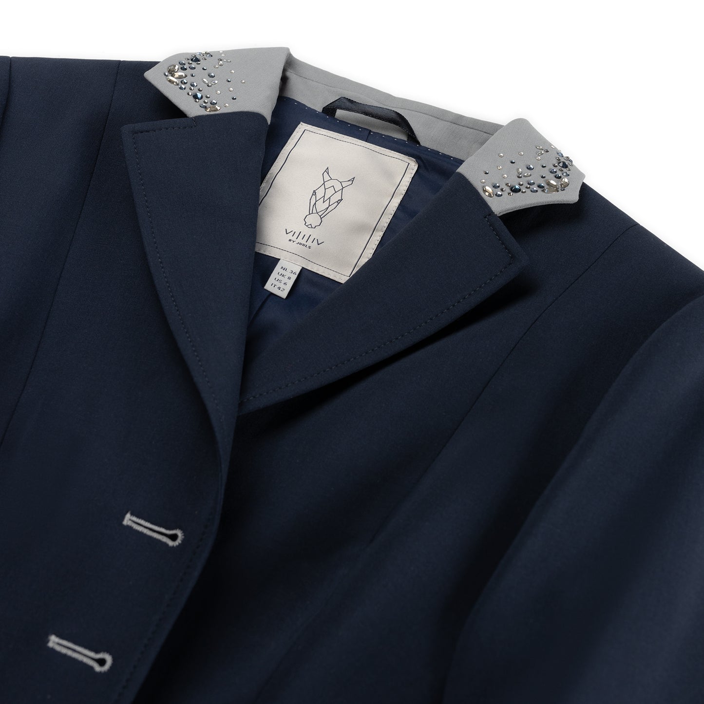 Marin tävlingsjacka - ljusgrå