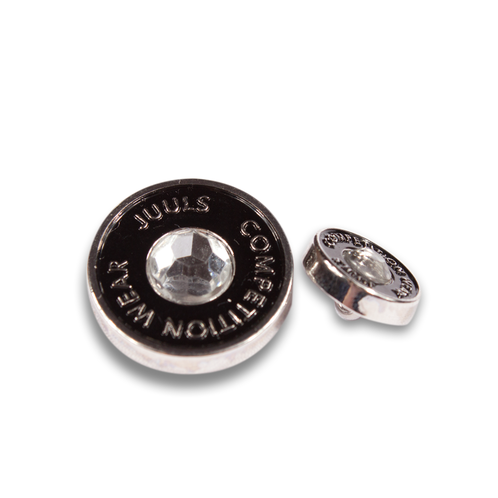 Knopenset med strass