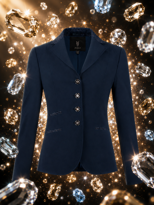 Navy Stardust Dressyrkavaj med Swarovski
