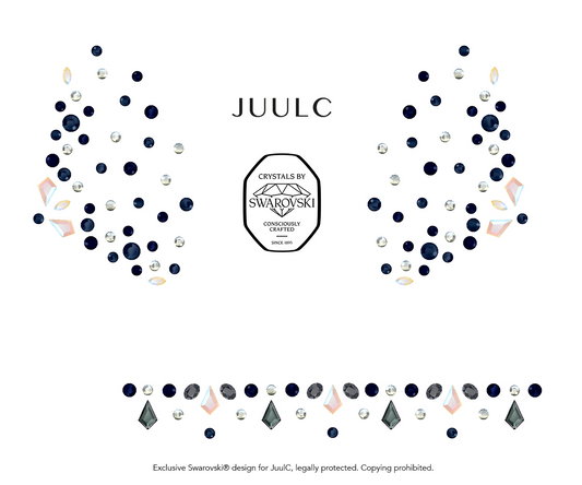 Custom Swarovski Navy Silver Editition